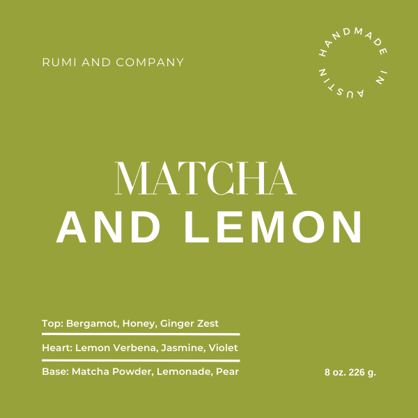 Matcha and Lemon Body Scrub