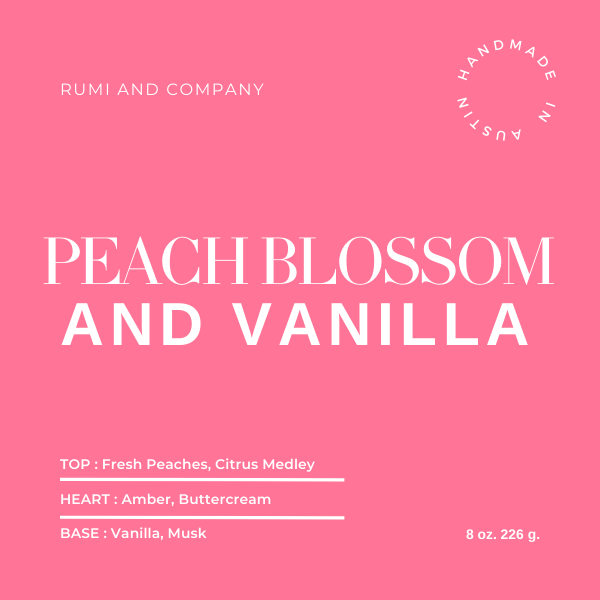 Peach Blossom and Vanilla Body Scrub