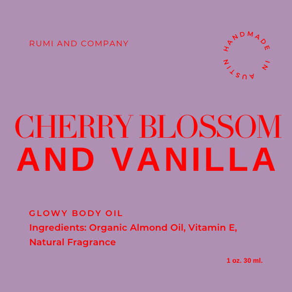 Cherry Blossom Vanilla Glowy Oil ✨
