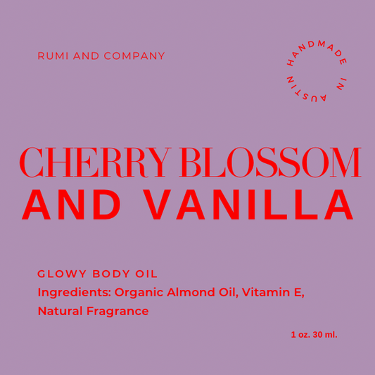 Cherry Blossom Vanilla Glowy Oil ✨